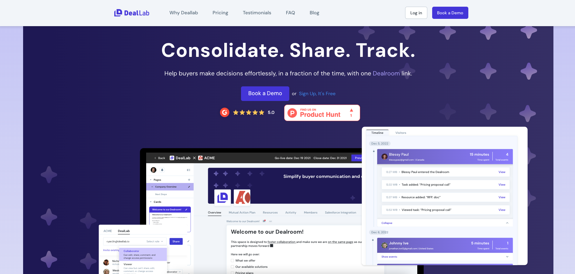 Screenshot of Deallab
